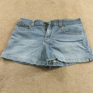 Denim shorts